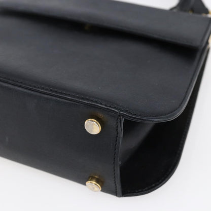 Salvatore Ferragamo Vintage Shoulder Bag Leather, BLACK, LEATHER, Shoulder bag