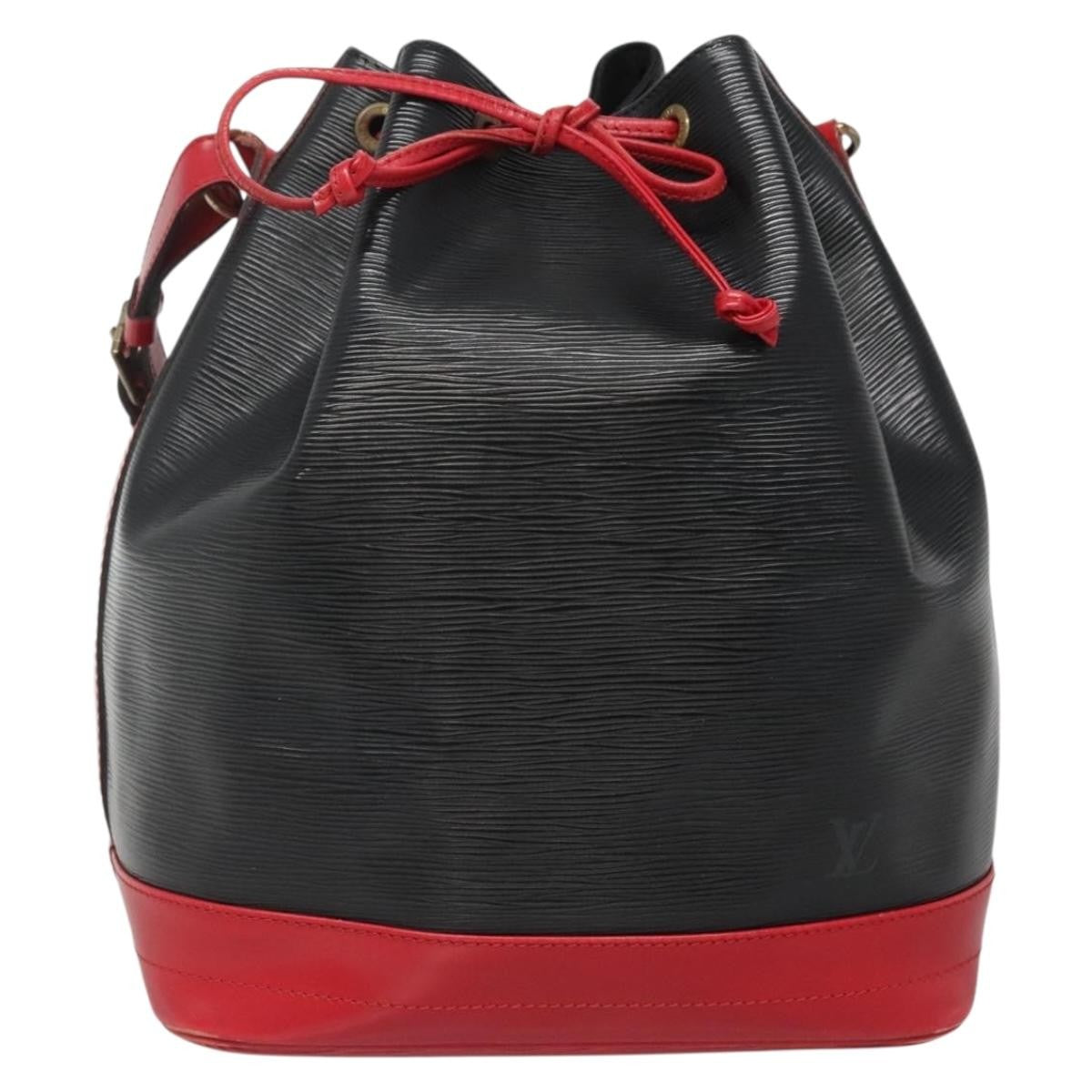 Louis Vuitton Bicolor Noe Handbag Epi Leather, Black, Leather, Shoulder Bag