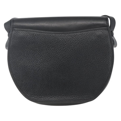 Christian Dior Bobby Flap Bag Whipstitch Leather, BLACK, LEATHER, Shoulder bag
