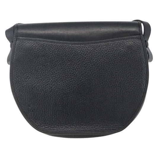 Christian Dior Bobby Flap Bag Whipstitch Leather, BLACK, LEATHER, Shoulder bag