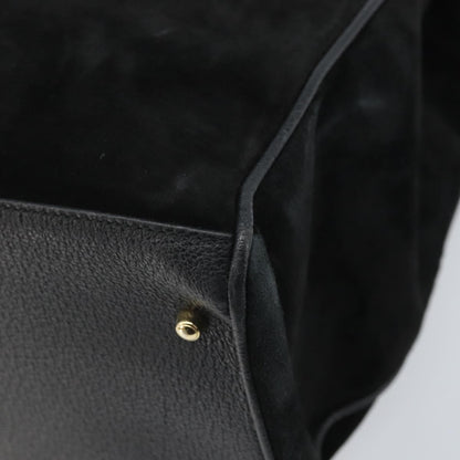 Gucci Bamboo tote bag Suede, Black, Suede, Tote Bag