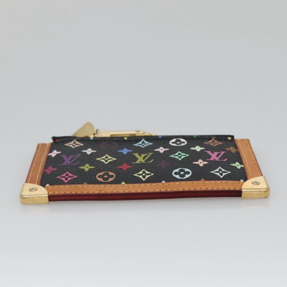 Louis Vuitton Pochette Clés Monogram Canvas, BLACK, CANVAS, Wallets