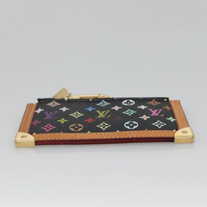 Louis Vuitton Pochette Clés Monogram Canvas, BLACK, CANVAS, Wallets