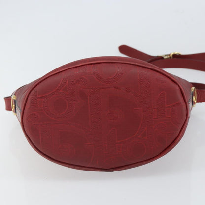 Christian Dior Trotter shoulder bag Canvas, RED, PVC, Shoulder bag