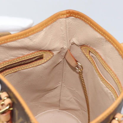 Louis Vuitton Petit Bucket Bag Monogram Canvas, BROWN, CANVAS, Tote bag