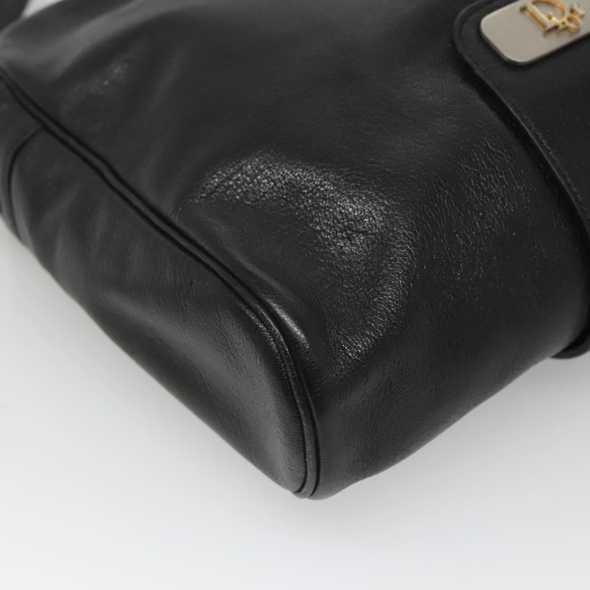 Christian Dior Shoulder bag Leather, BLACK, LEATHER, Shoulder bag