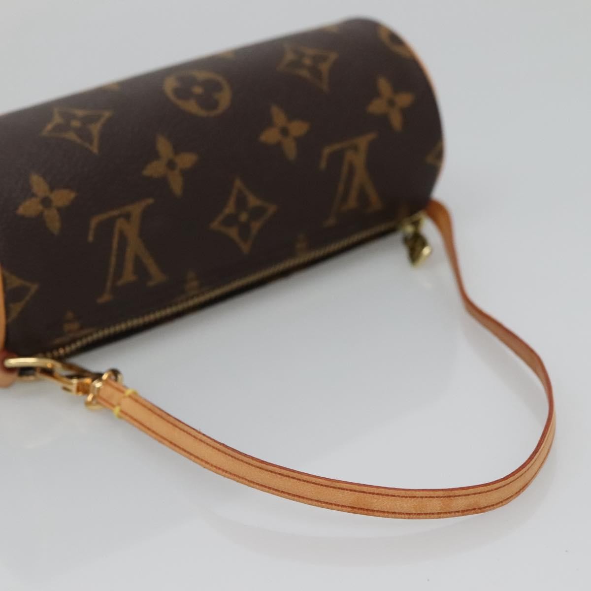 Louis Vuitton Papillon Pochette Monogram Canvas, BROWN, CANVAS, Handbag