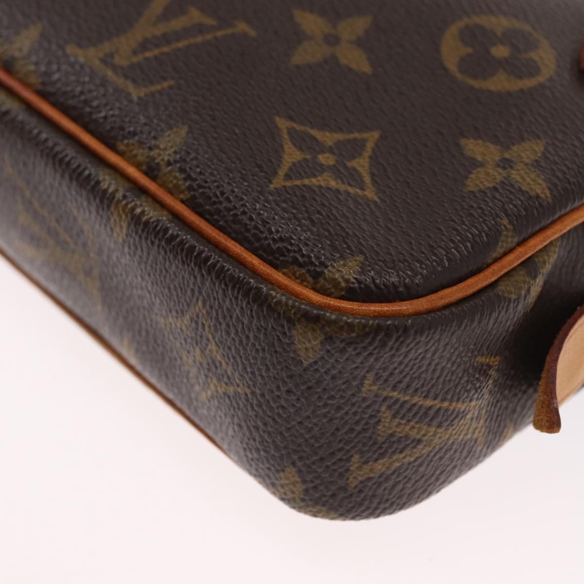 Louis Vuitton Pochette Marly Bandouliere Bag Monogram Canvas, BROWN, CANVAS, Shoulder bag