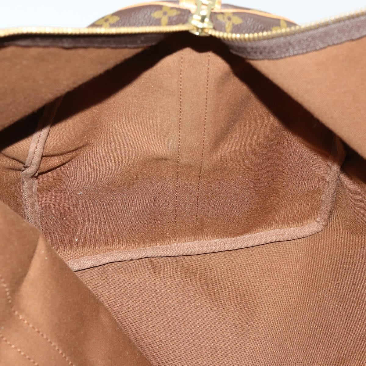 Louis Vuitton Keepall Bandouliere Bag Monogram Canvas, BROWN, CANVAS, Travel bag