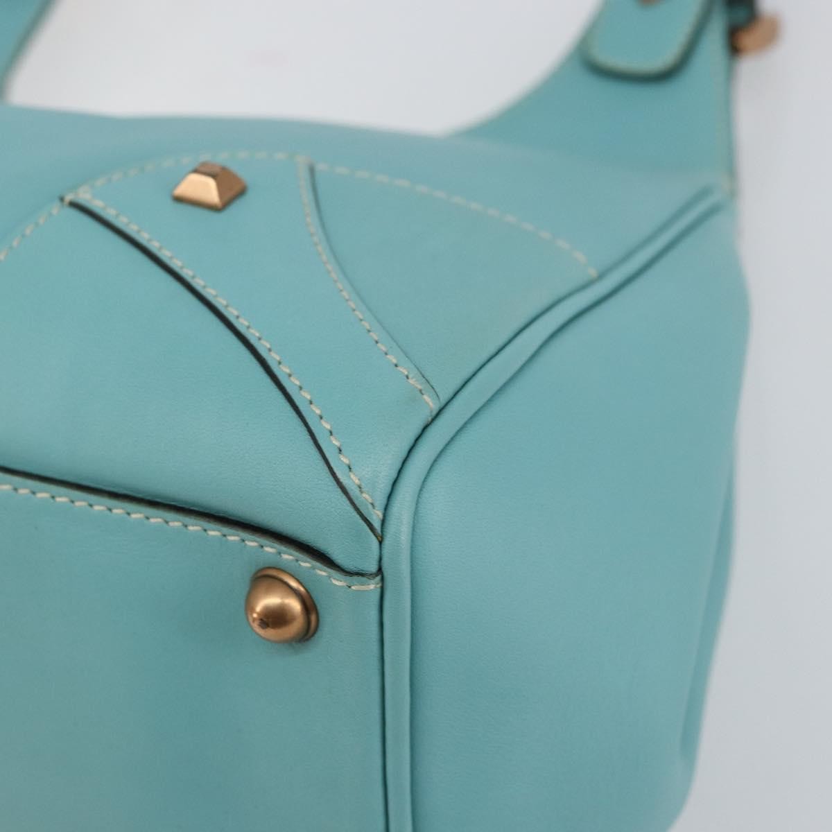 Gucci Joy Bardot Hobo Leather, BLUE, LEATHER, Shoulder bag