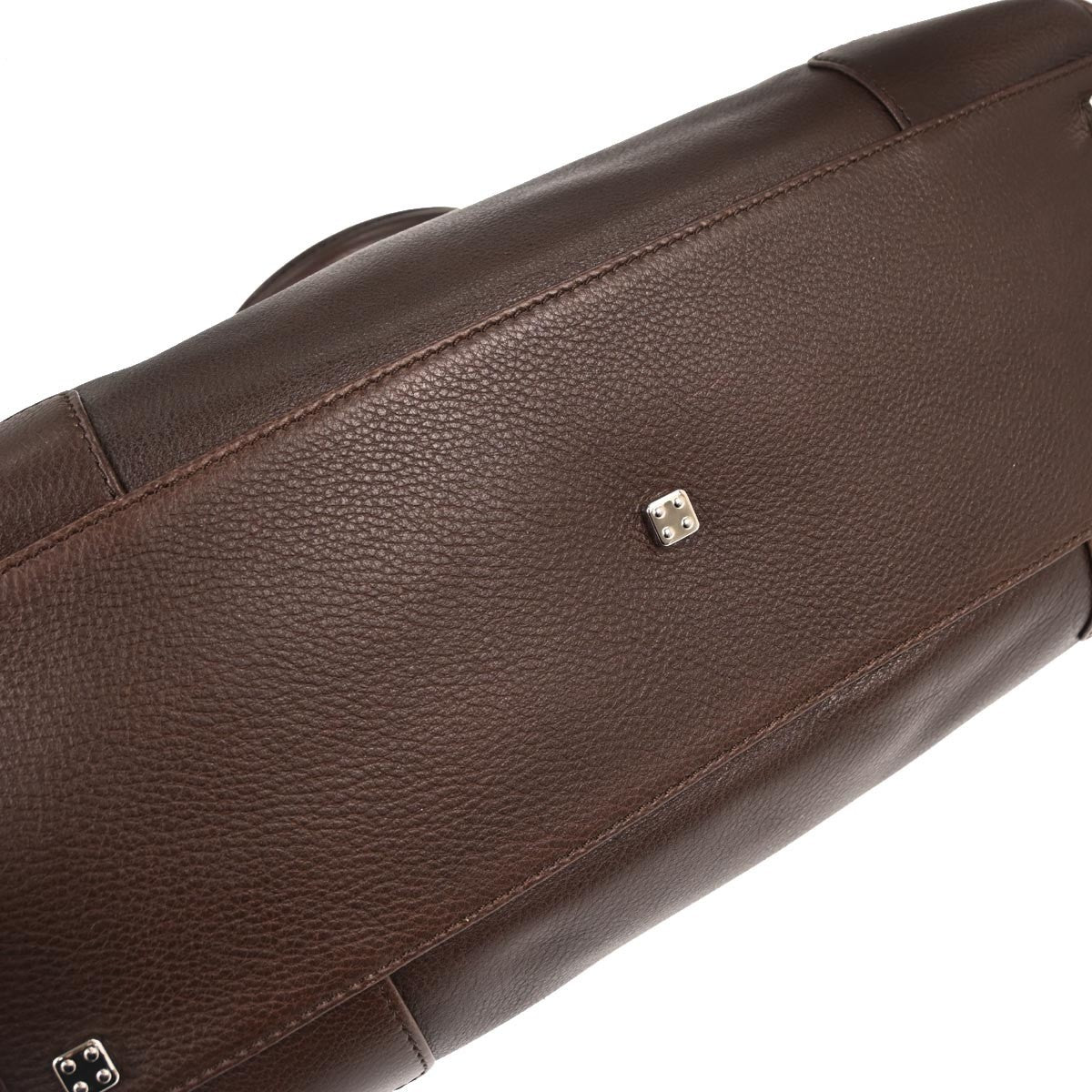 Loewe Amazona Bag Leather, BROWN, LEATHER, Handbag
