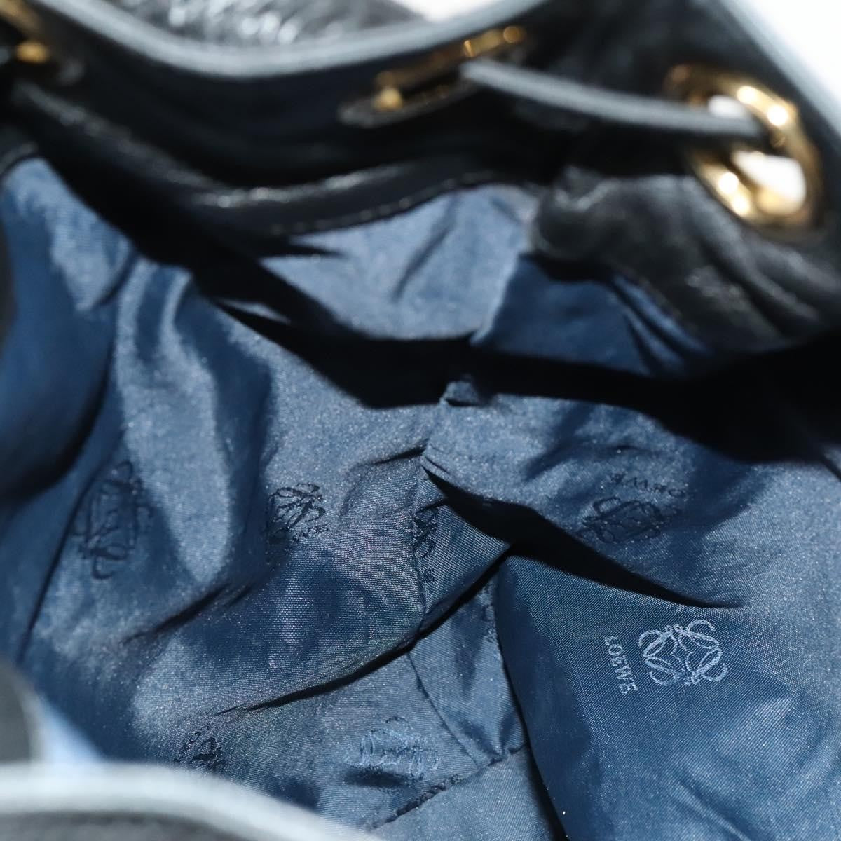 Loewe Anagram Shoulder Bag Leather, Black, Leather, Shoulder Bag