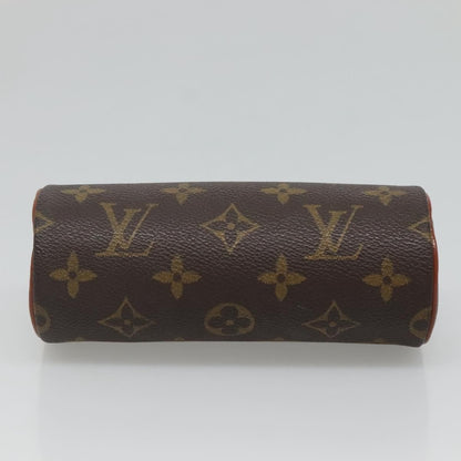 Louis Vuitton Papillon Pochette Monogram Canvas, BROWN, CANVAS, Handbag