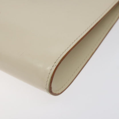 Salvatore Ferragamo Gancini Shoulder Bag Leather, BEIGE, LEATHER, Shoulder bag