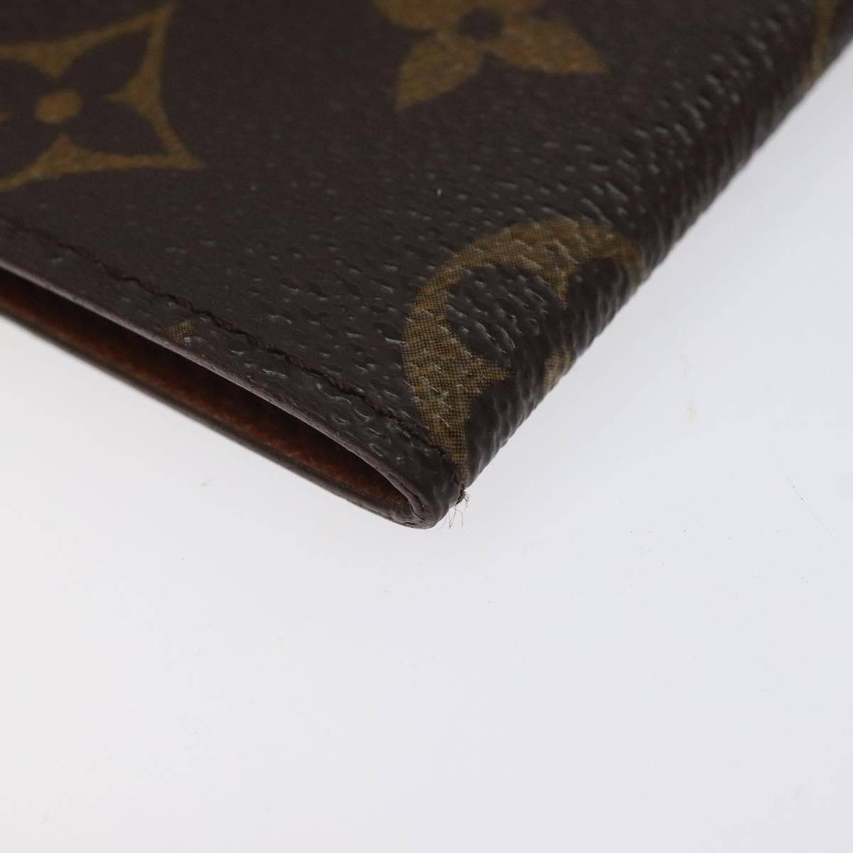 Louis Vuitton Porte Cartes Pression Card Case Monogram Canvas, BROWN, CANVAS, Card Holders