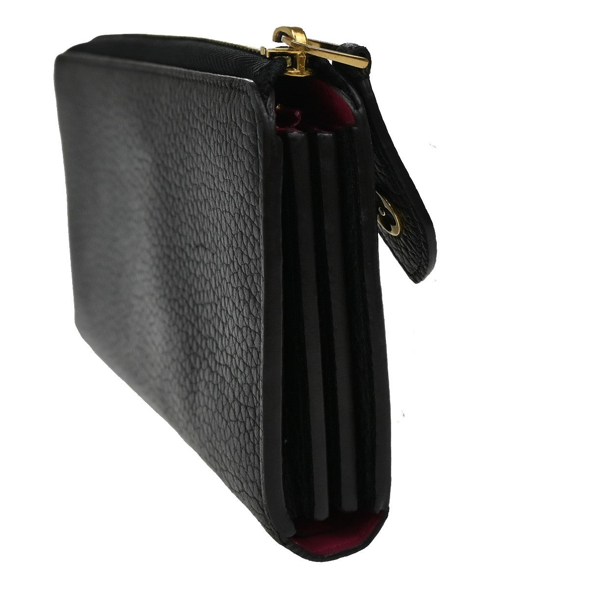 Louis Vuitton Comete Wallet Leather, BLACK, LEATHER, Wallets