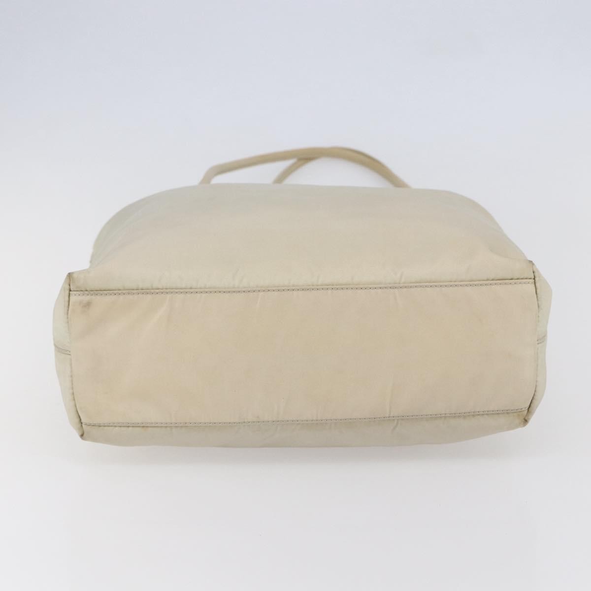Prada Vintage Tote Tessuto, SILVER, NYLON, Tote bag