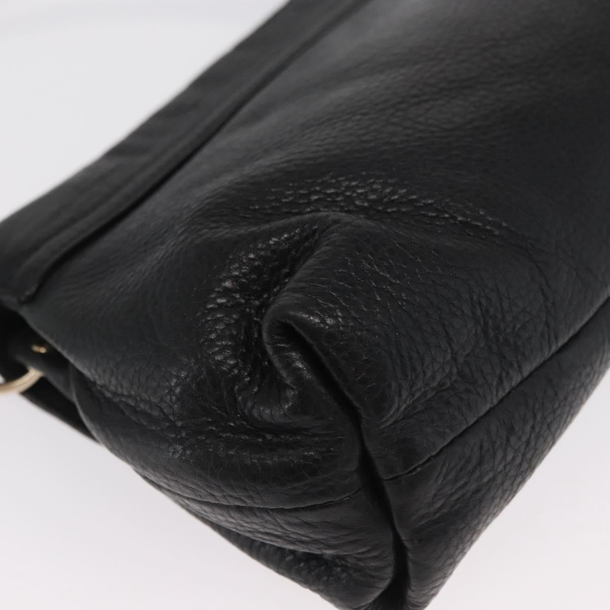 Chloe Lily Shoulder bag Leather, BLACK, LEATHER, Shoulder bag