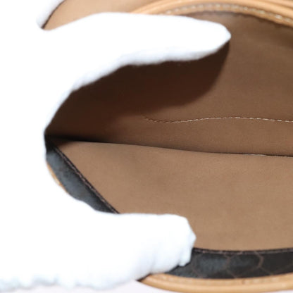 Christian Dior Vintage Honeycomb chain Canvas, BLACK, CANVAS, Handbag