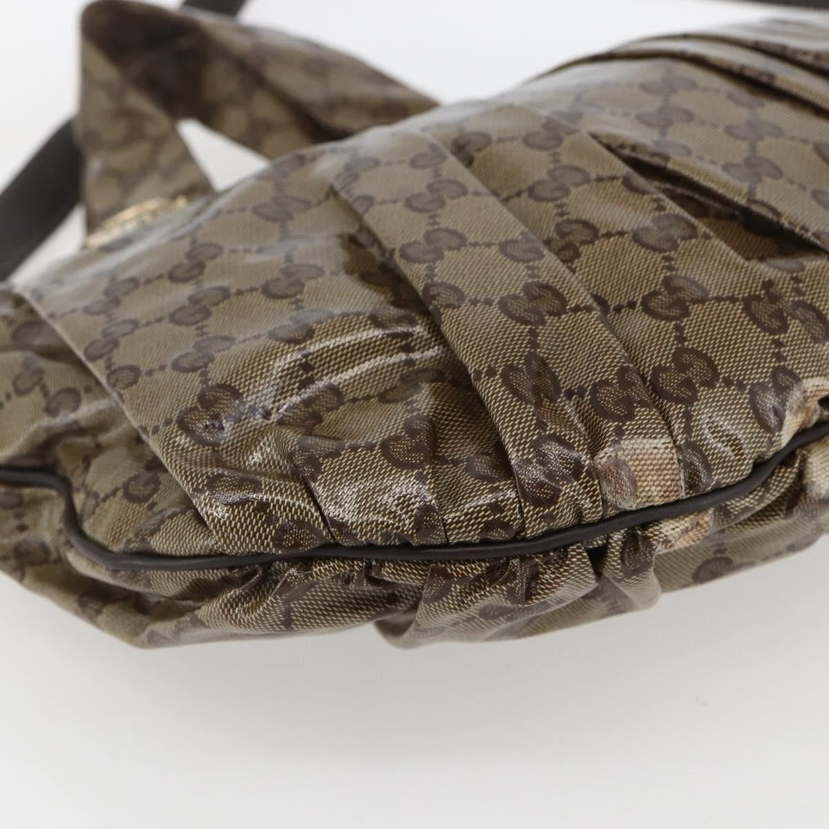 Gucci Hysteria Convertible Top Handle Bag GG Coated Canvas, BEIGE, CANVAS, Handbag