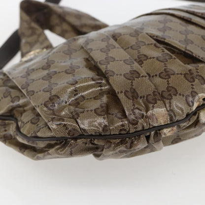 Gucci Hysteria Convertible Top Handle Bag GG Coated Canvas, BEIGE, CANVAS, Handbag
