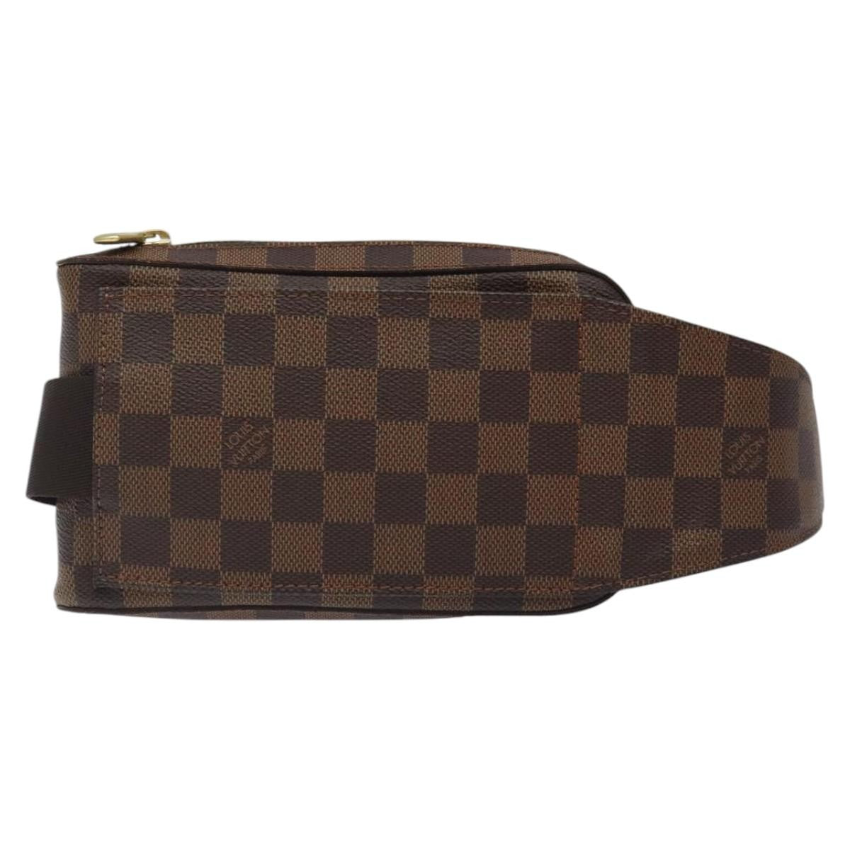 Louis Vuitton Geronimos Waist Bag Damier, BROWN, CANVAS, Shoulder bag