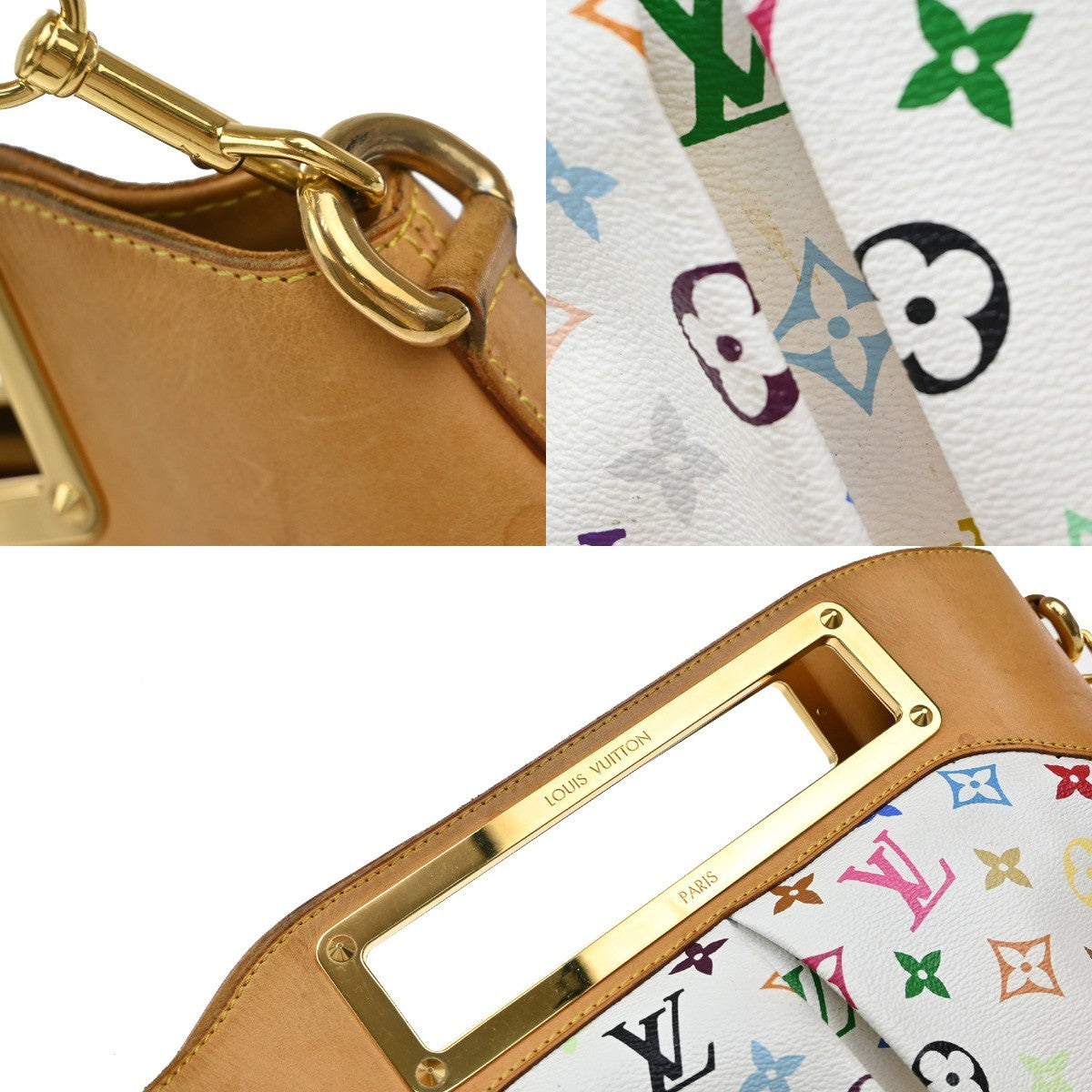 Louis Vuitton Judy Handbag Monogram Multicolor, MULTICOLOUR, CANVAS, Handbag