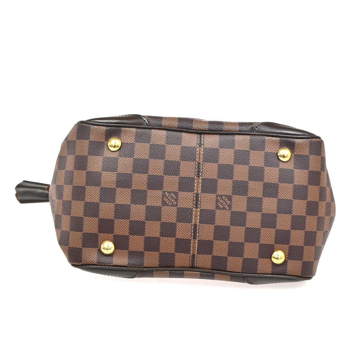 Louis Vuitton Verona Handbag Damier, BROWN, CANVAS, Shoulder bag