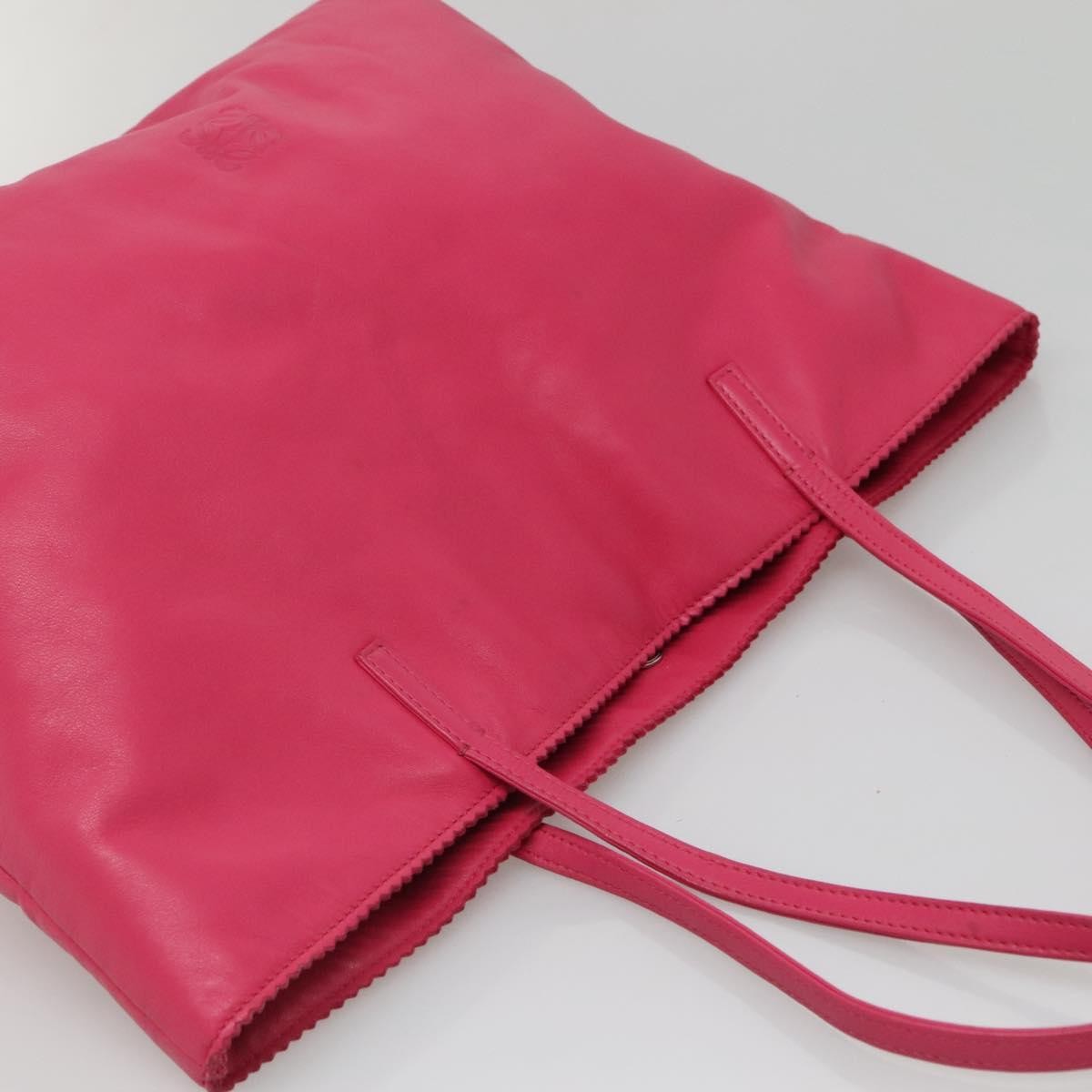 Loewe Anagram Tote Leather, PINK, LEATHER, Tote bag