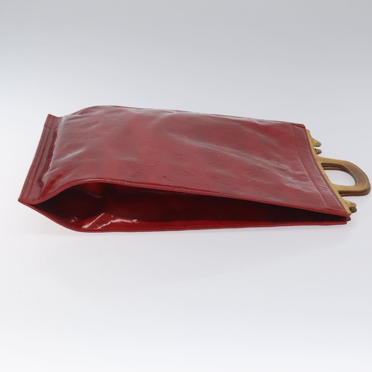 Louis Vuitton Stanton Handbag Monogram Vernis, RED, PATENT_LEATHER, Tote bag