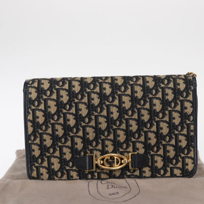 Christian Dior Vintage CD trotter Shoulder bag Canvas, BROWN, CANVAS, Shoulder bag