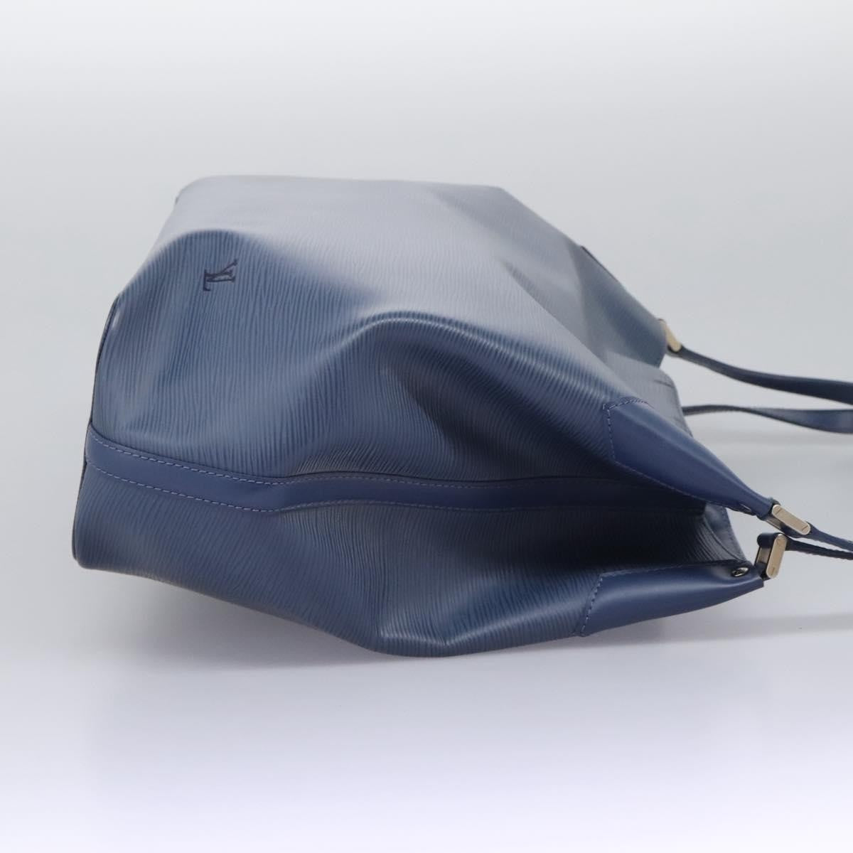 Louis Vuitton Mandara Handbag Epi Leather, BLUE, LEATHER, Shoulder bag