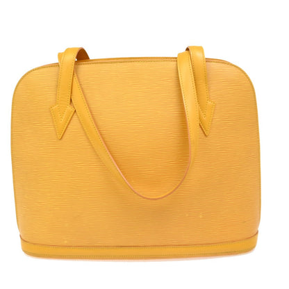 Louis Vuitton Lussac Handbag Epi Leather, YELLOW, LEATHER, Shoulder bag