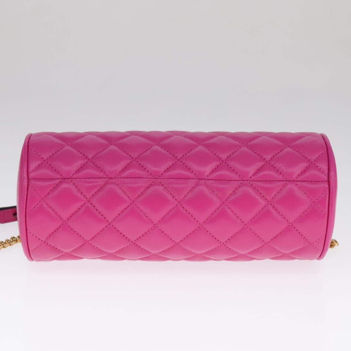 Versace Medusa Shoulder Bag Leather, PINK, LEATHER, Shoulder bag