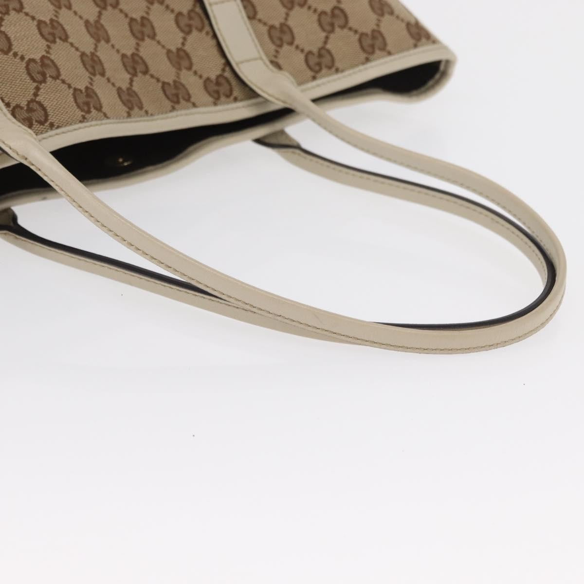 Gucci New Britt Tote GG Canvas, BEIGE, CANVAS, Tote bag