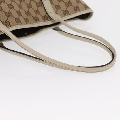 Gucci New Britt Tote GG Canvas, BEIGE, CANVAS, Tote bag