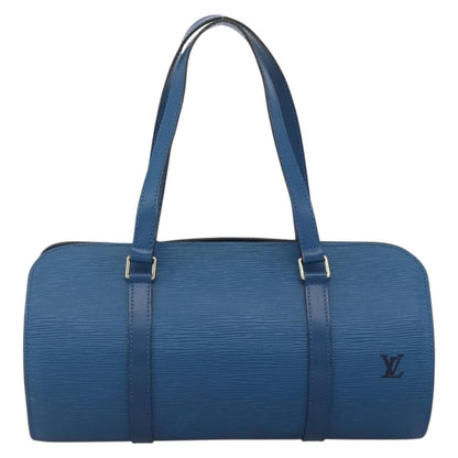 Louis Vuitton Soufflot Handbag Epi Leather, BLUE, LEATHER, Shoulder bag