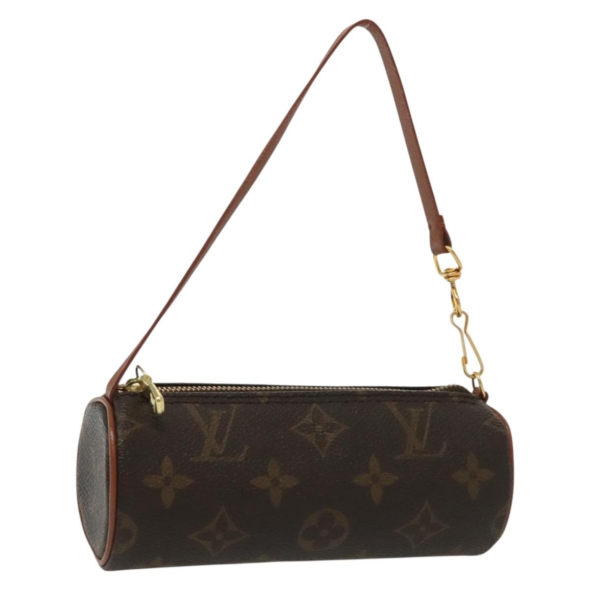 Louis Vuitton Papillon Pochette Monogram Canvas, BROWN, CANVAS, Handbag
