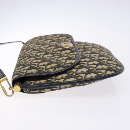 Christian Dior Vintage CD trotter Shoulder bag Canvas, NAVY, CANVAS, Shoulder bag