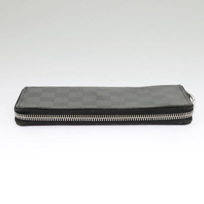 Louis Vuitton Zippy wallet vertical Damier Graphite, Gray, Canvas, Wallet