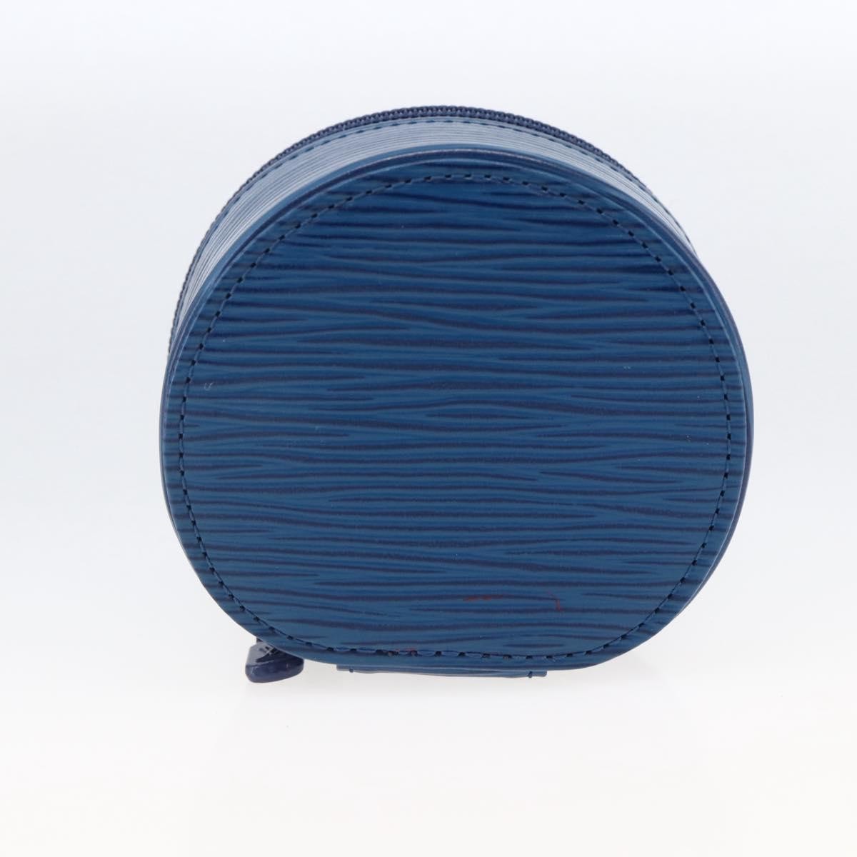 Louis Vuitton Ecrin Bijoux Jewelry Case Epi Leather, BLUE, LEATHER, Clutche & pouche