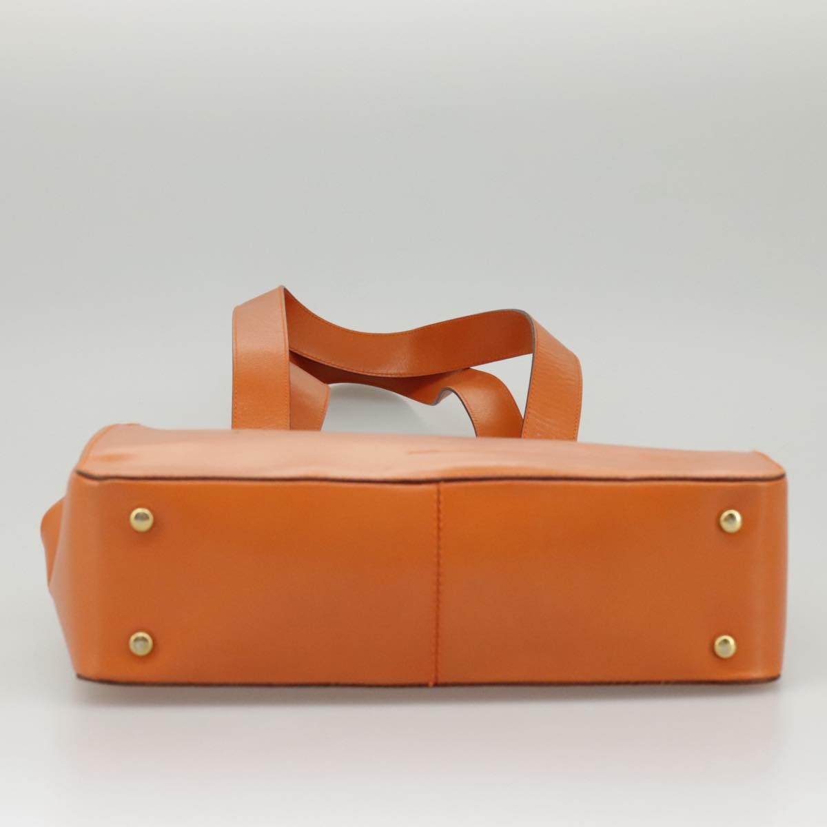 Celine Tote bag Leather, ORANGE, LEATHER, Handbag