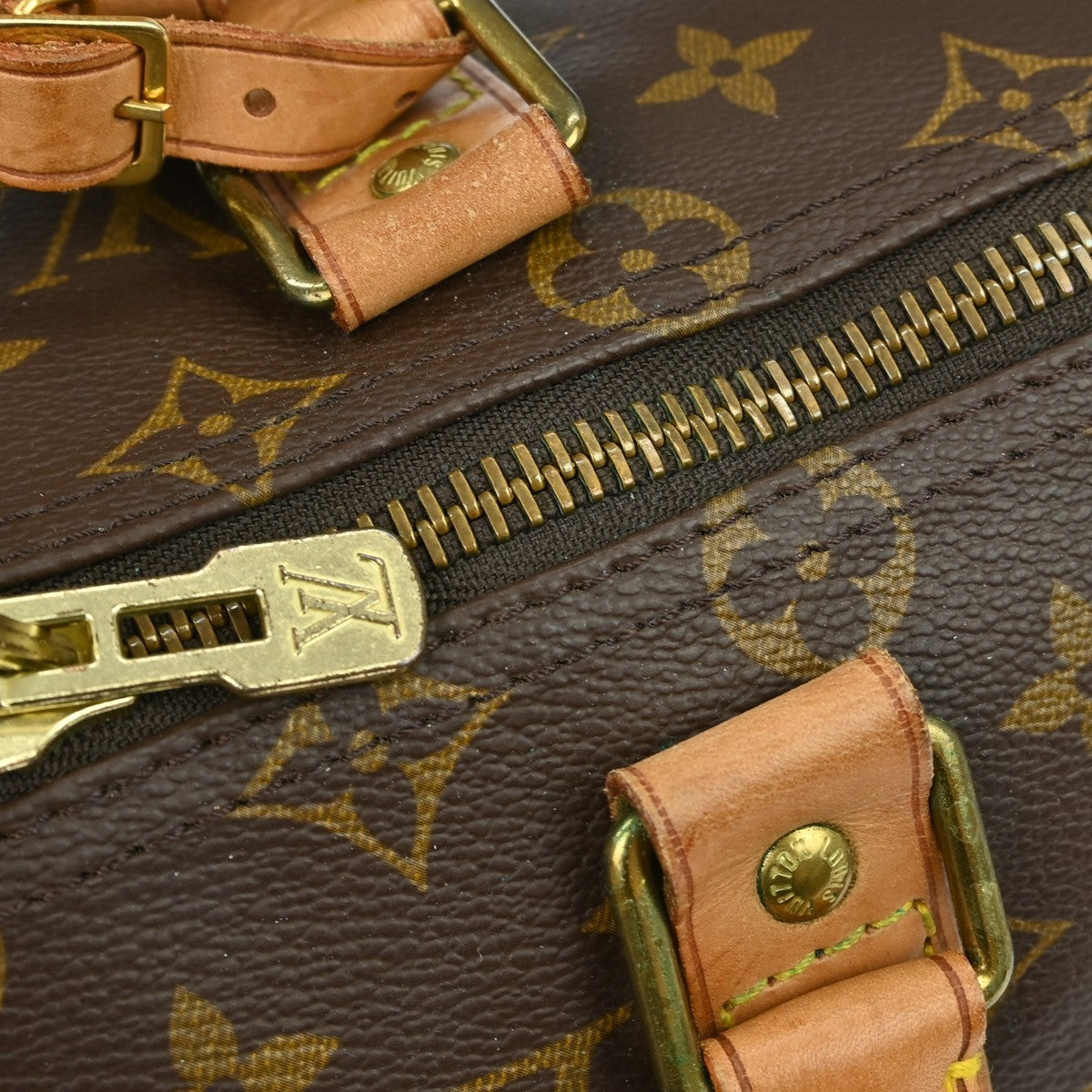 Louis Vuitton Keepall Bag Monogram Canvas, Brown, Canvas, Travel Bag