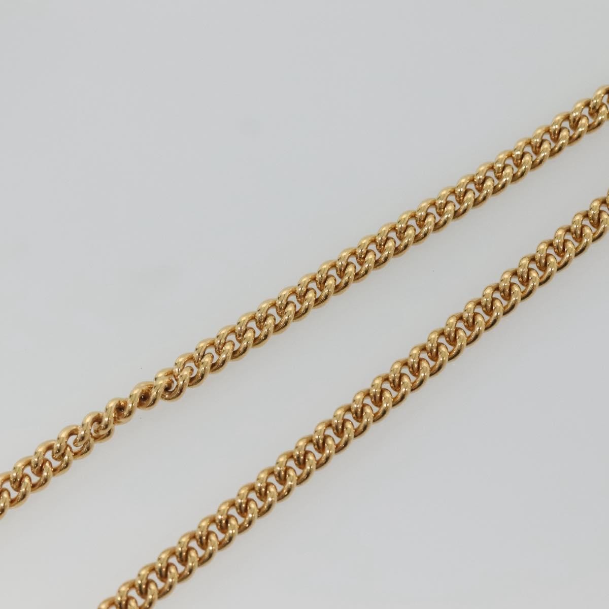 Christian Dior CD Pendant Necklace Gold-plated, GOLD, METAL, Necklace