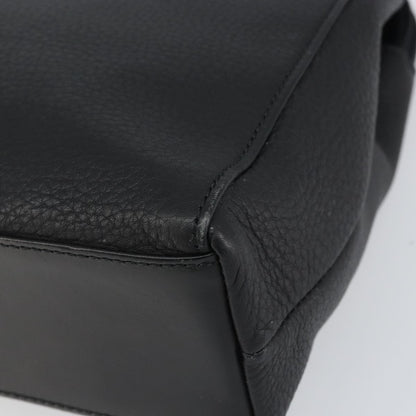 Burberry Vintage Shoulder Bag Leather, BLACK, LEATHER, Shoulder bag