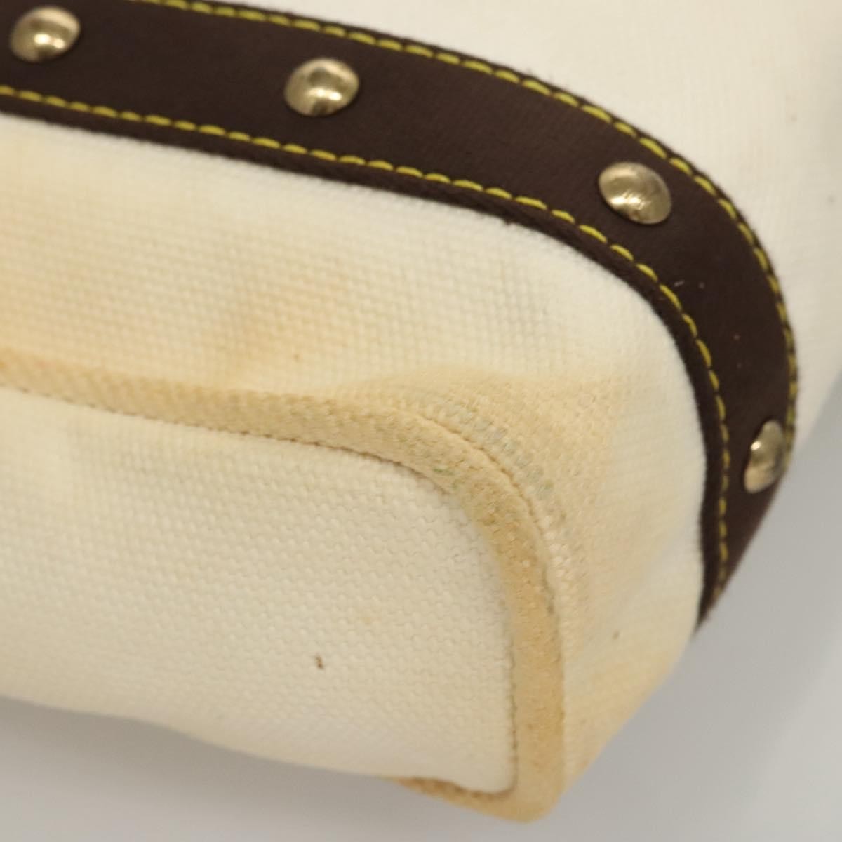 Louis Vuitton Antigua Tote Canvas, WHITE, CANVAS, Tote bag