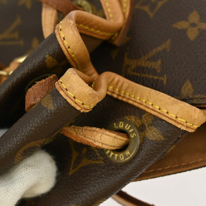 Louis Vuitton Montsouris Backpack Monogram Canvas, BROWN, CANVAS, Backpack