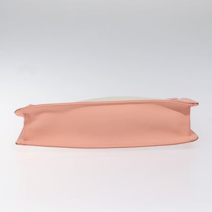 Balenciaga Navy Clutch Canvas with Leather, PINK, CANVAS, Clutche & pouche