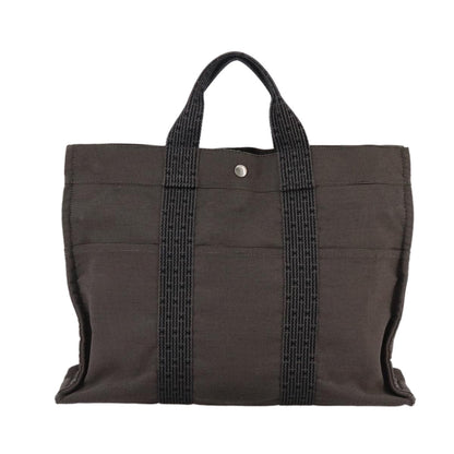 Hermes Fourre-tout Herline Fourre-tout Herline, GRAY, CANVAS, Tote bag