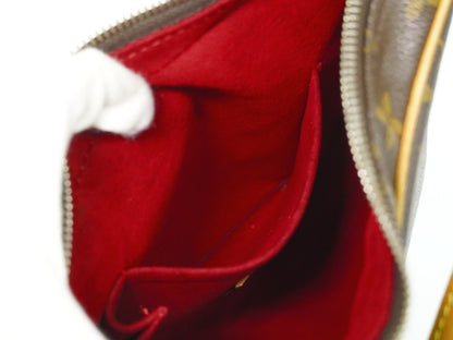 Louis Vuitton Croissant Handbag Monogram Canvas, BROWN, CANVAS, Shoulder bag